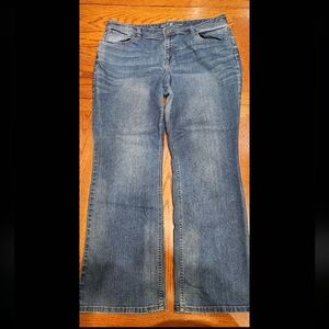 Apt 9 Women's Bootcut Blue Jeans 18W